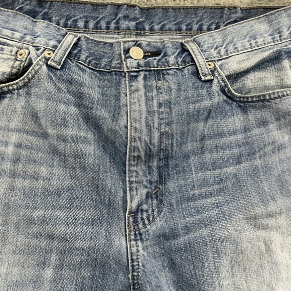 Levis 514 Jeans Mens 38 (36X31) Regular Straight Blue Denim Clean - Picture 5 of 15